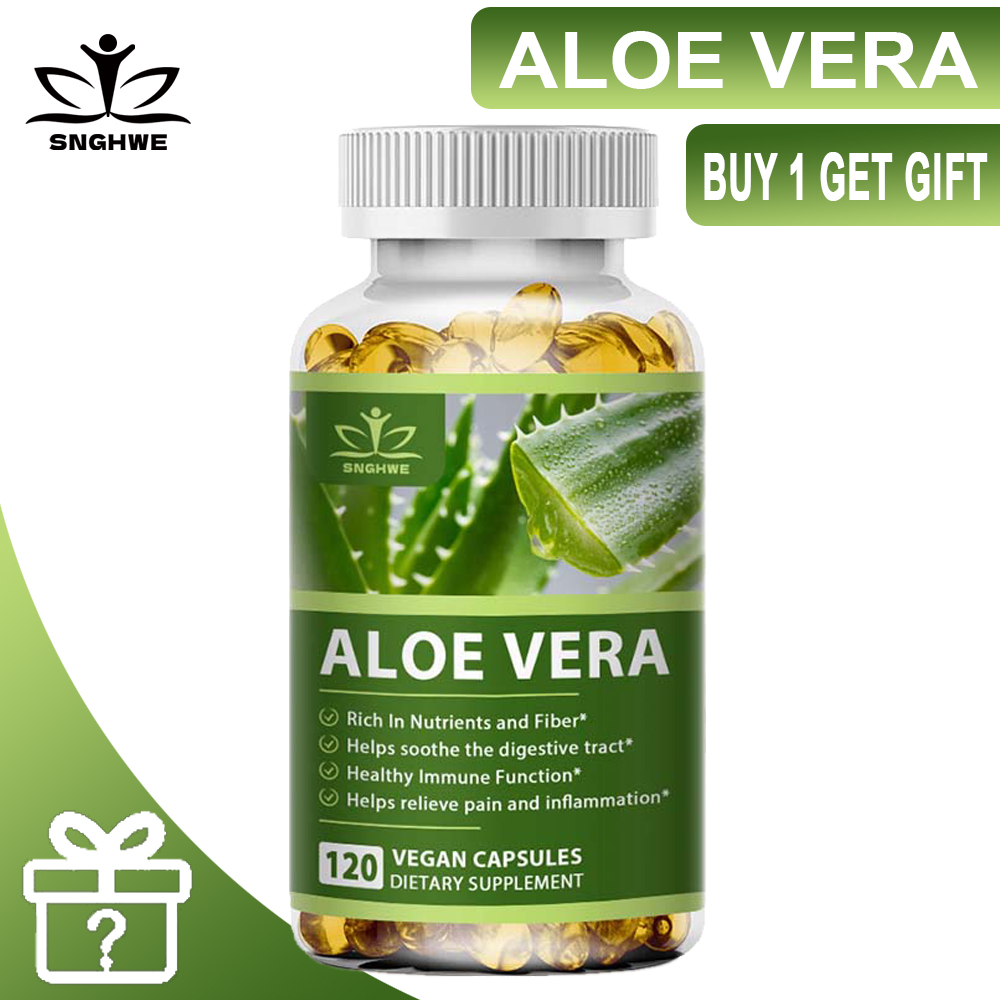 Aloe Vera Pot - Organiczne kapsułki odchudzające Aloe Vera spalają