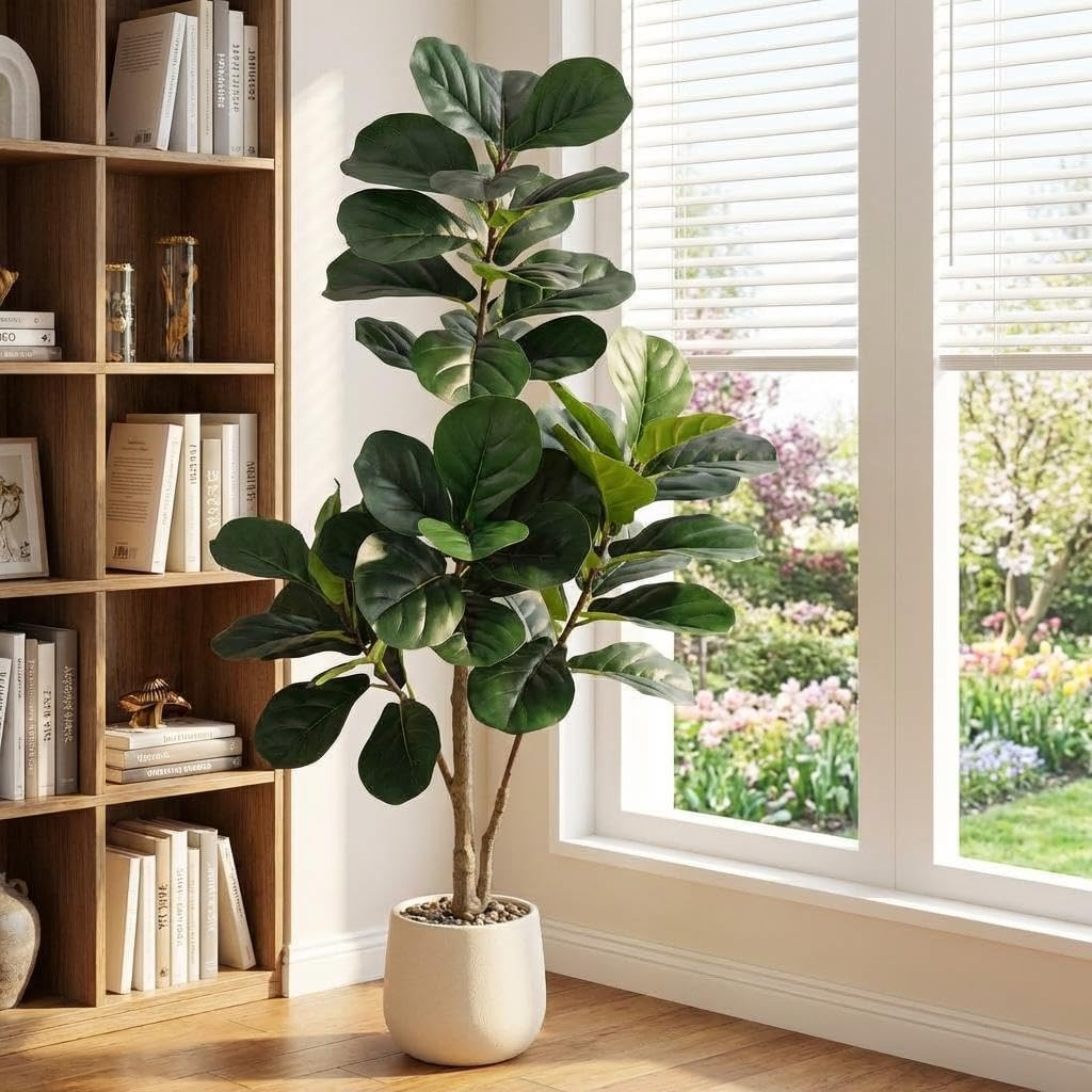 Ficus Lyrata Tree - Sztuczny figowiec lirolistny - Realistyczna sztuczna