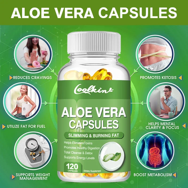 Aloe Vera Pot - Kapsułki z ekstraktem z aloesu -