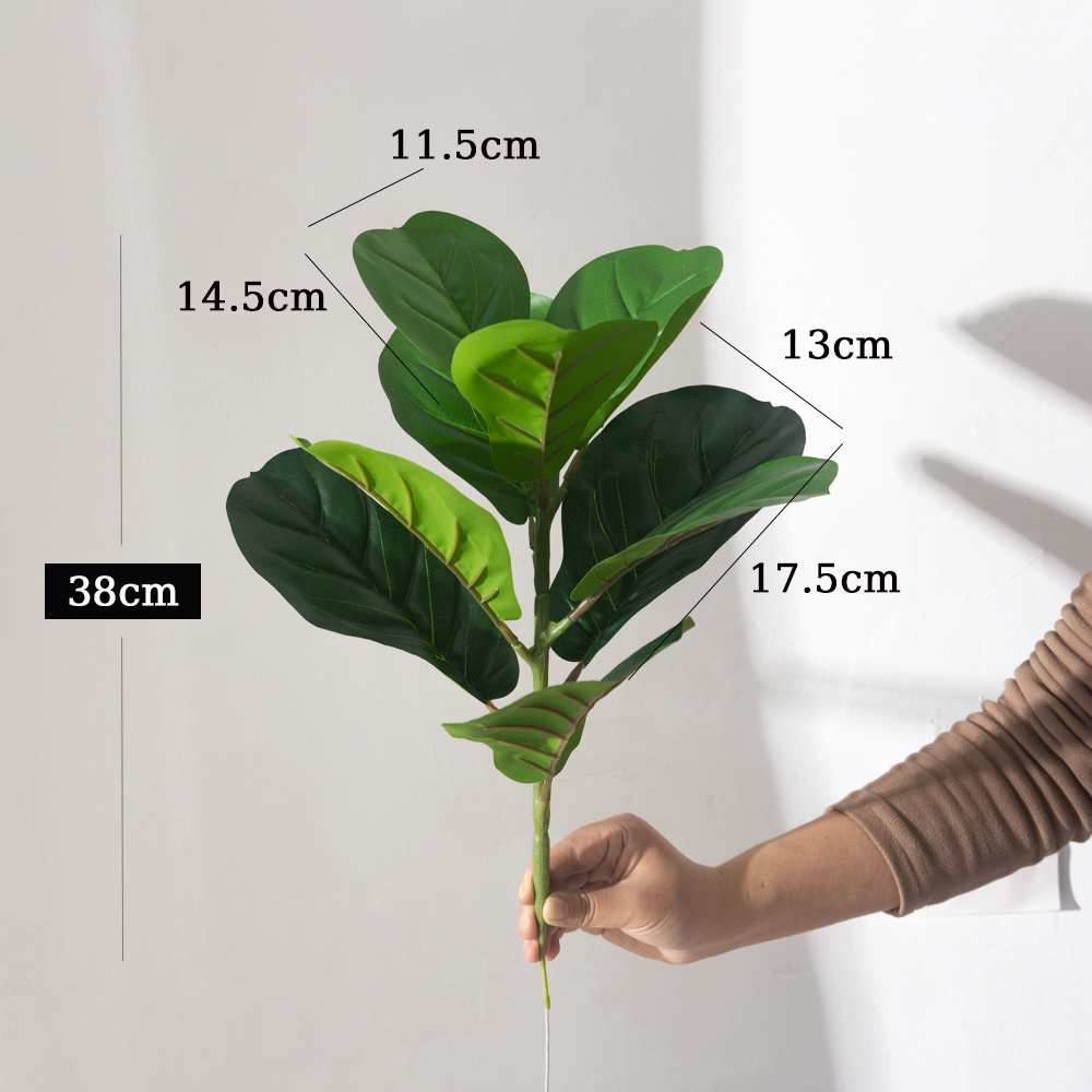 38cm 9 widelców Sztuczne rośli – Ficus Lyrata Tree recenzja i cena