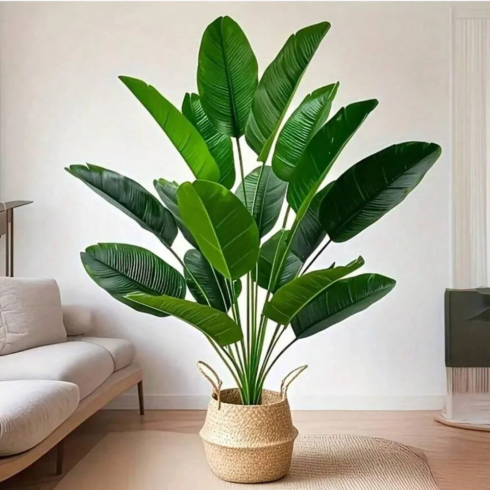 1 szt. 18 Liści Sztuczne Rośli – Ficus Lyrata Tree recenzja i cena